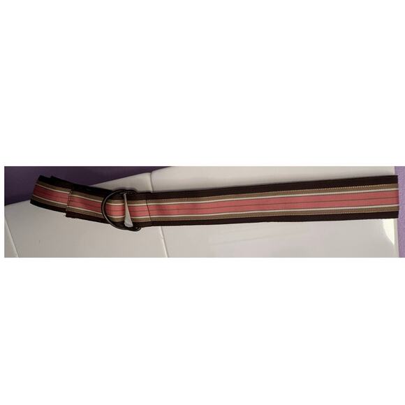 J Crew Striped Belt - Picture 1 of 4